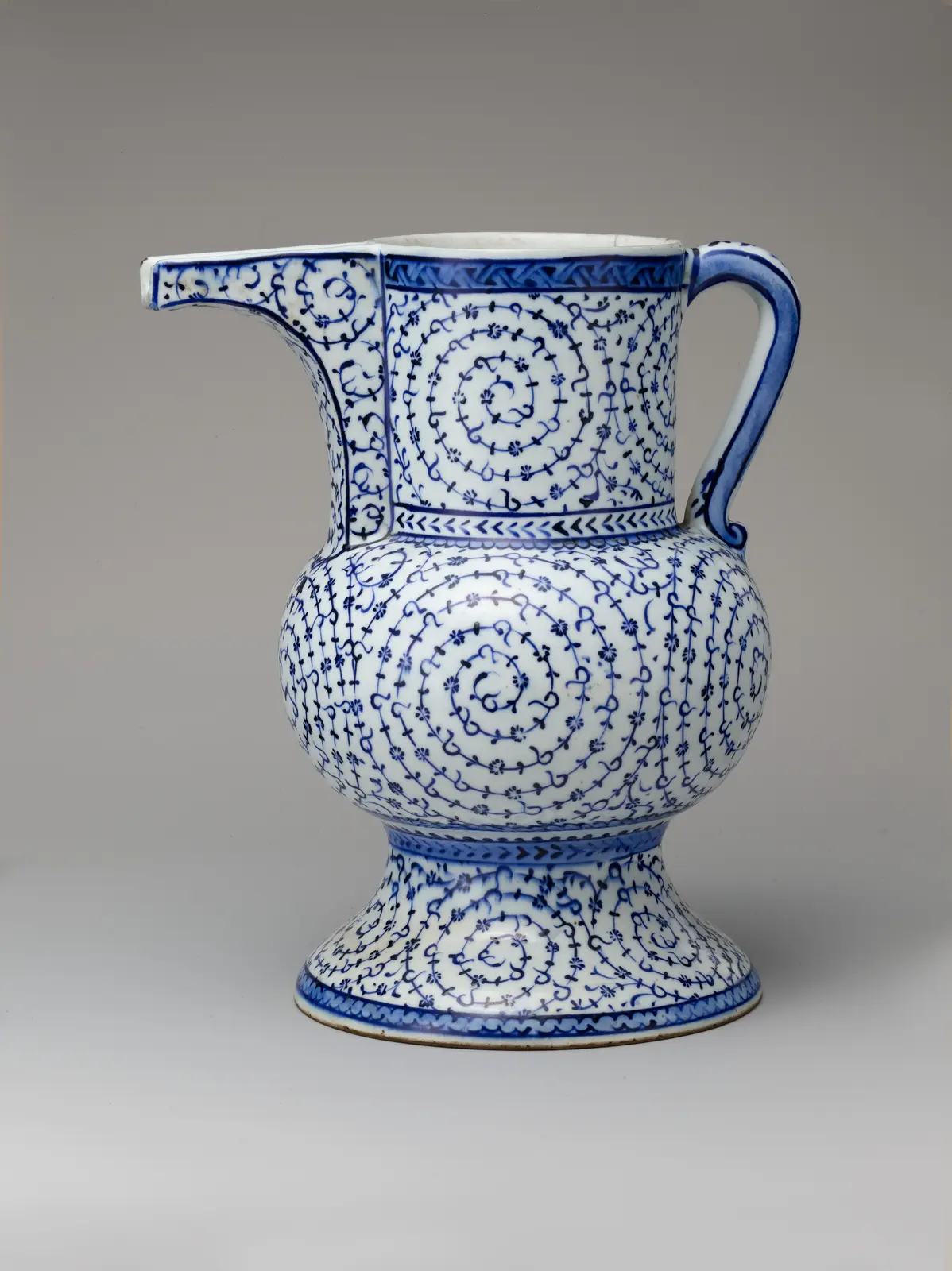 Ewer with 'Tughra-Illuminator' Style Decoration