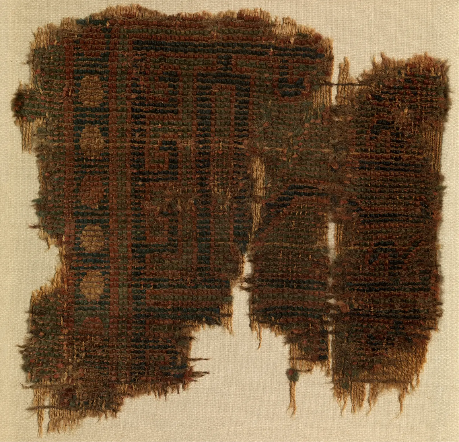 Fragment of a Carpet with Geometric Design, The Metropolitan Museum of Art