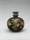 Base for a Water Pipe (Huqqa) with Irises, The Metropolitan Museum of Art