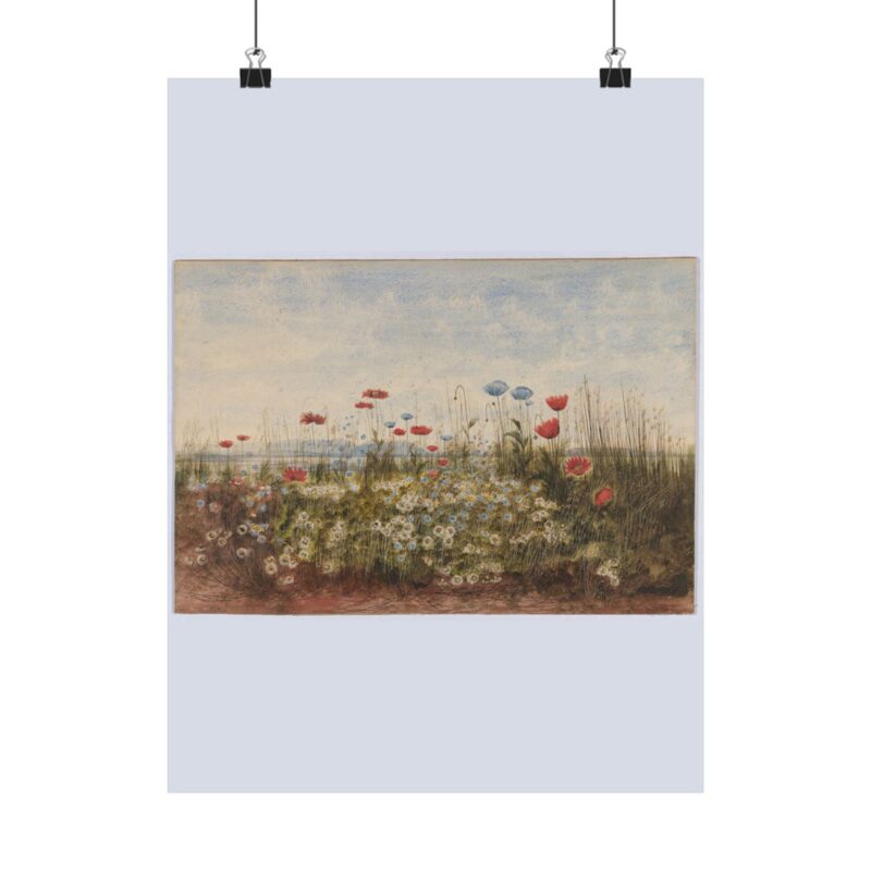 Bank of Wildflowers — sample preview on Poster — 12×16"