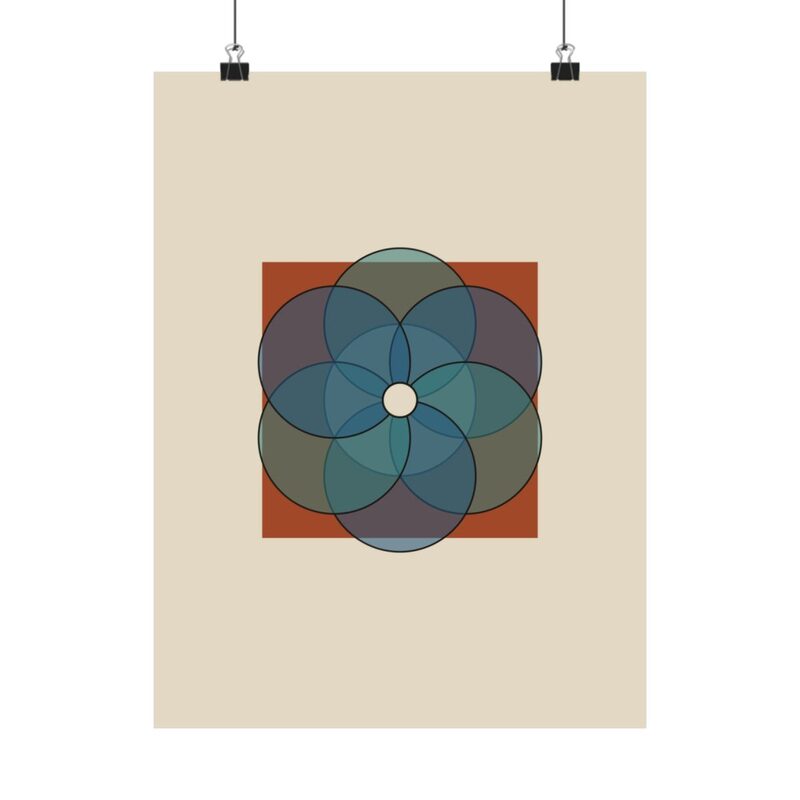 Breath of the Compass, sample preview on Poster, 12×16"