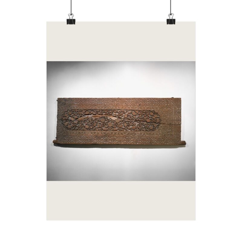 Carved Door Panel — sample preview on Poster — 12×16"