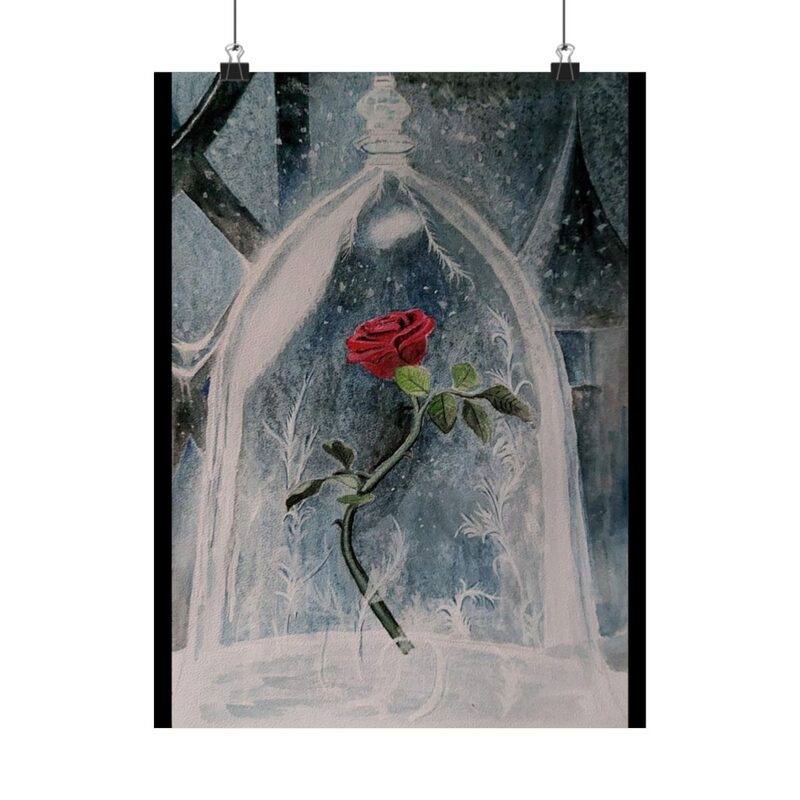 Eternally Enchanted - Watercolor on paper — sample preview on Poster — 12×16"