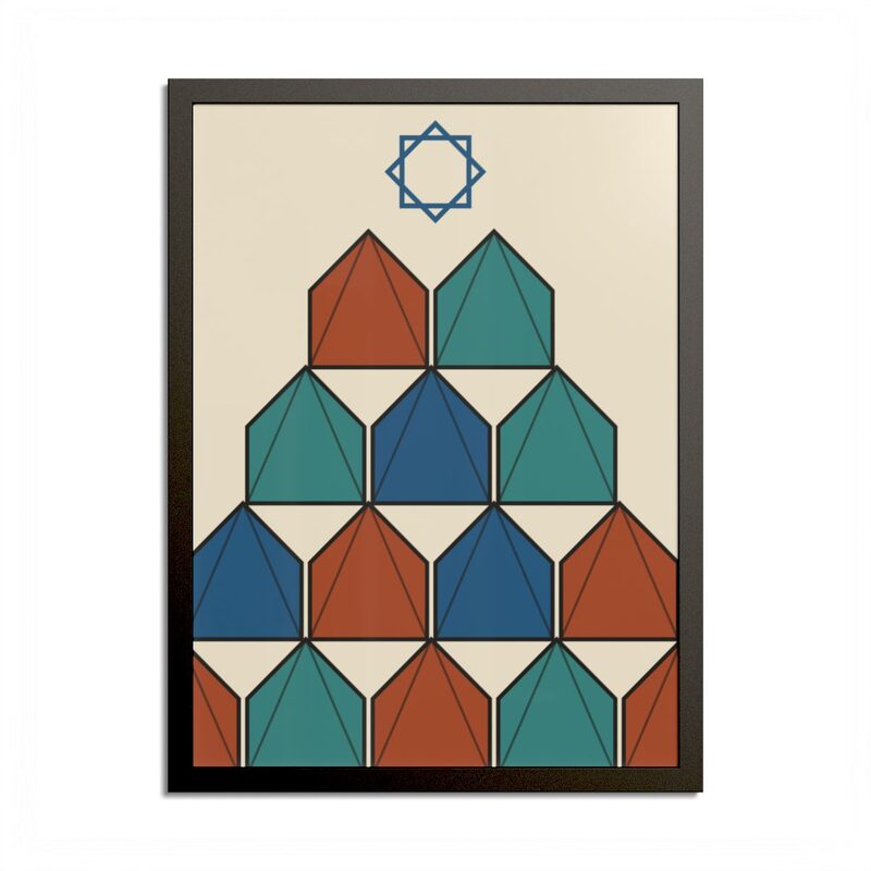 Muqarnas Elevation framed print