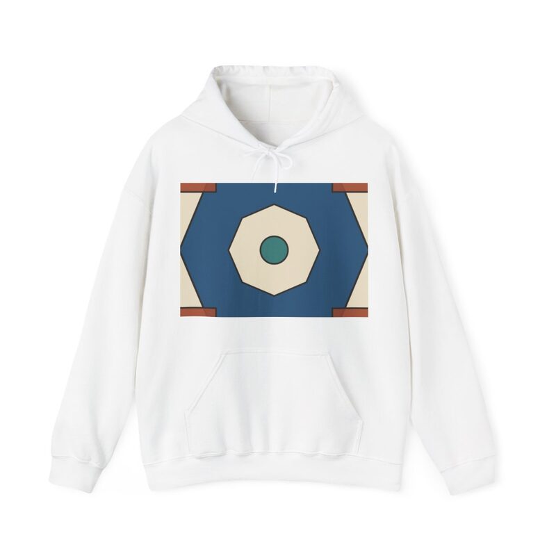 Octagon and Cross, shown as a Hoodie — M