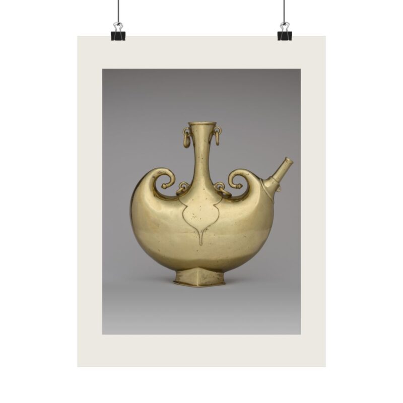 Pilgrim Flask — sample preview on Poster — 12×16"