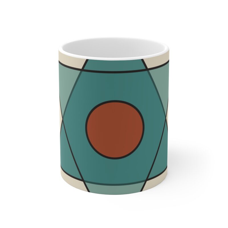 Sixfold Star, shown as a Mug — 11oz